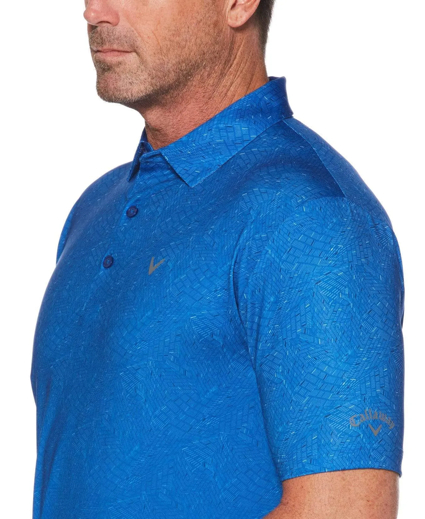 Mens Motion Print Polo