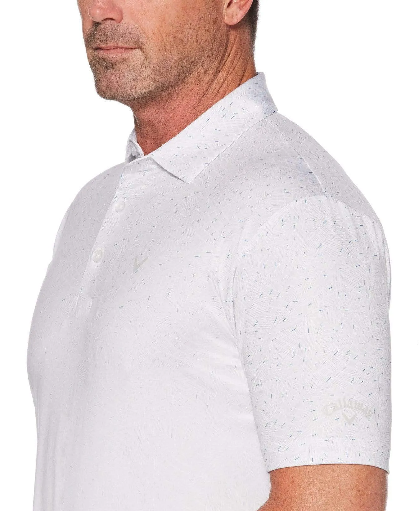 Mens Motion Print Polo