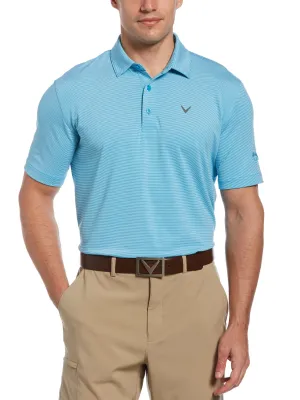 Mens Pro Spin Fine Line Stripe Polo