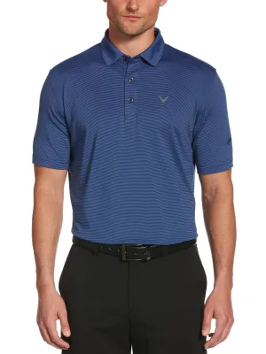 Mens Pro Spin Fine Line Stripe Polo