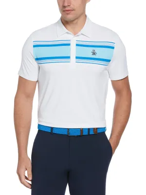 Men's Short Sleeve Eng. Jacks Heritage Stripe Print Polo