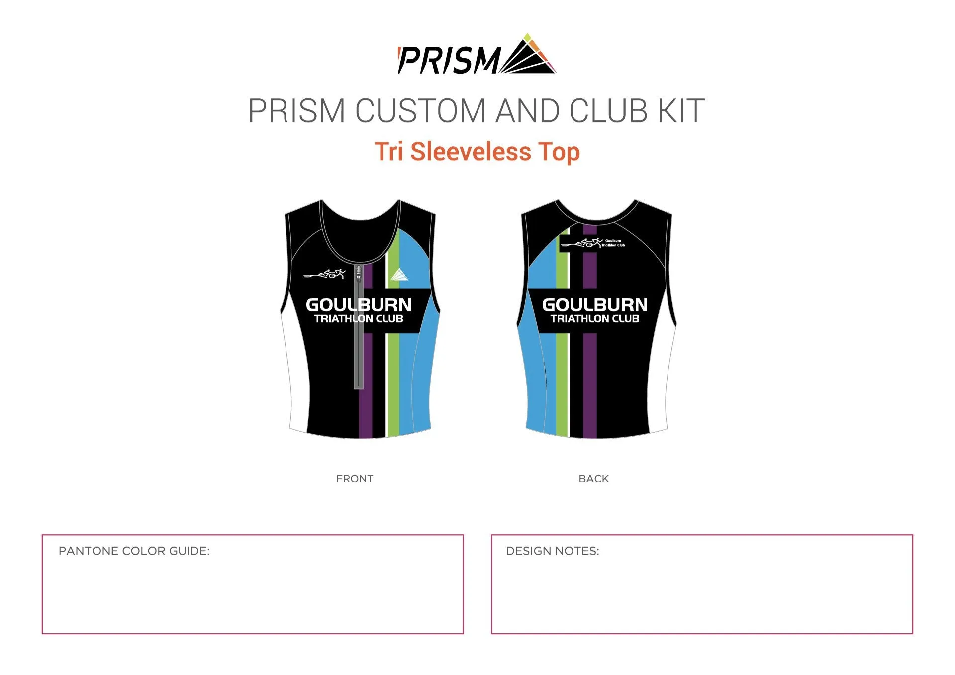 Men's Sleeveless Tri Top
