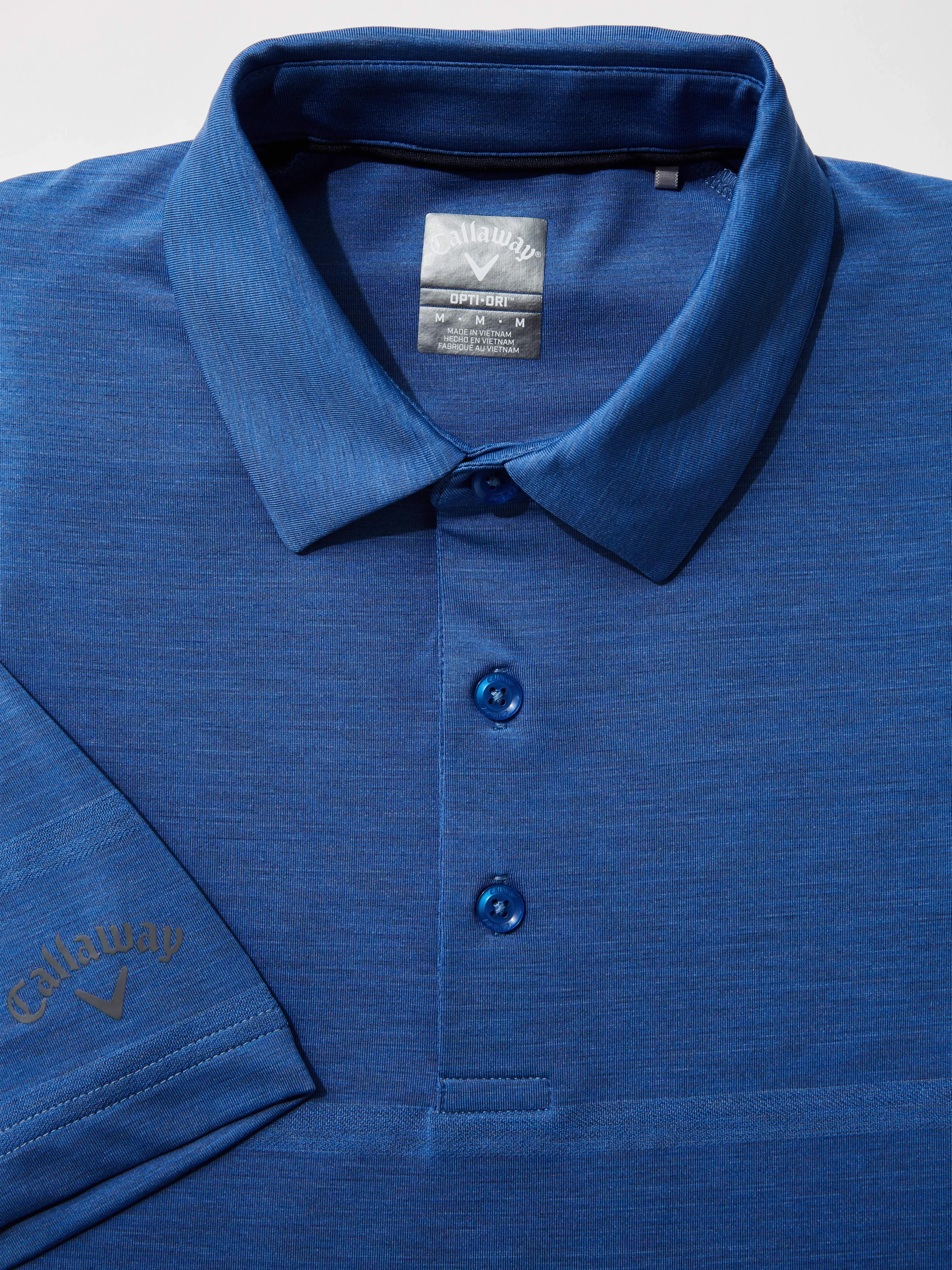 Mens Swing Tech™ Engineered Stripe Jacquard Polo