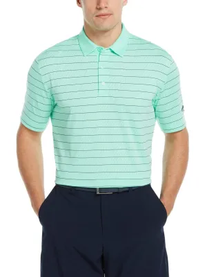 Mens Ventilated Stripe Polo