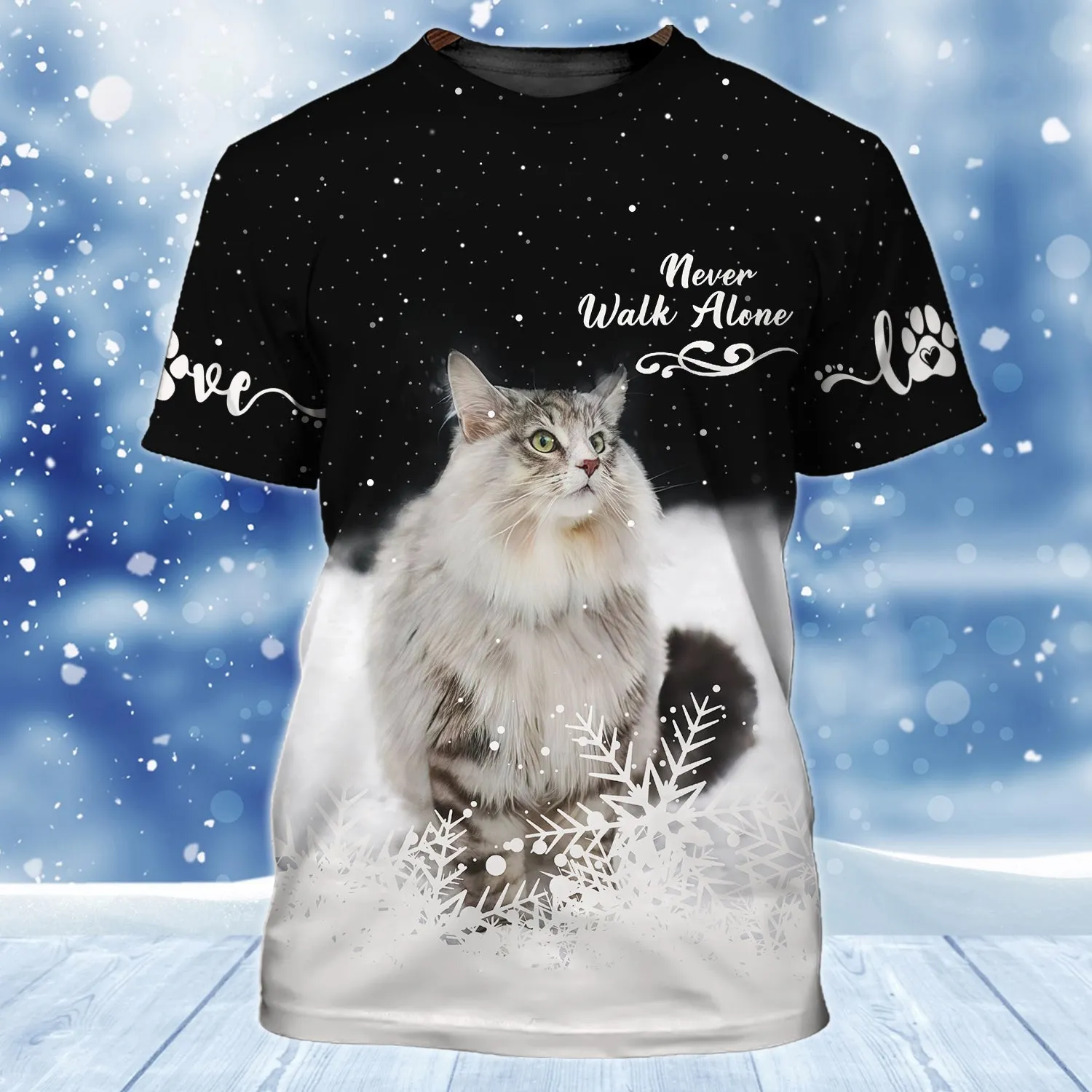 Meory Christmas Cats 3D Shirts Design Shirts