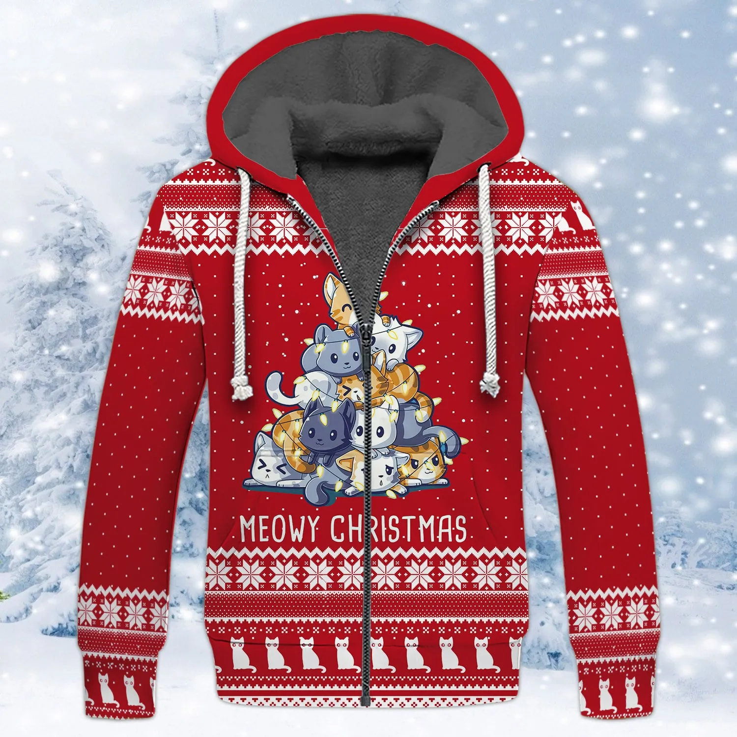 Meowy Christmas 3D Shirts Design Shirts