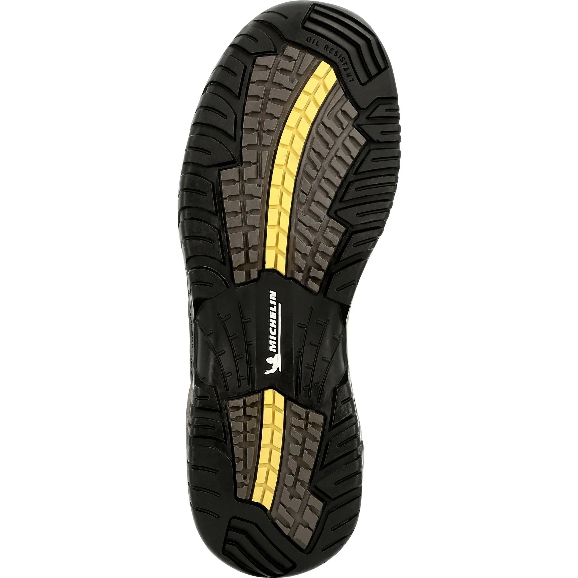 Michelin Men's HydroEdge 11" Alloy Toe WP Metguard Work Boot- Black- MIC0007