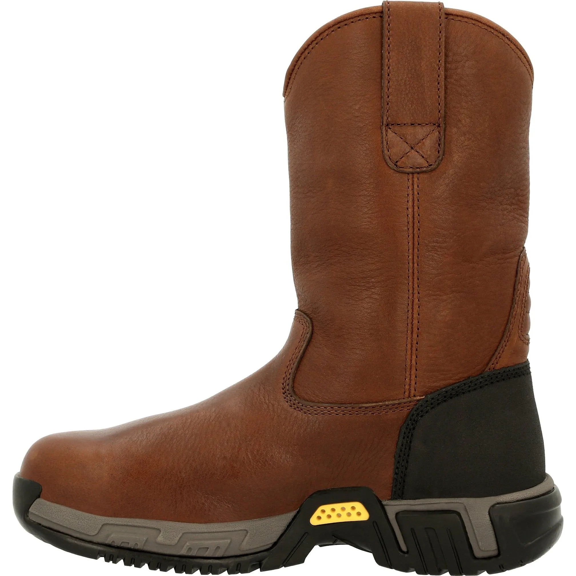 Michelin Men's HydroEdge 11" Alloy Toe WP Metguard Work Boot- Black- MIC0007