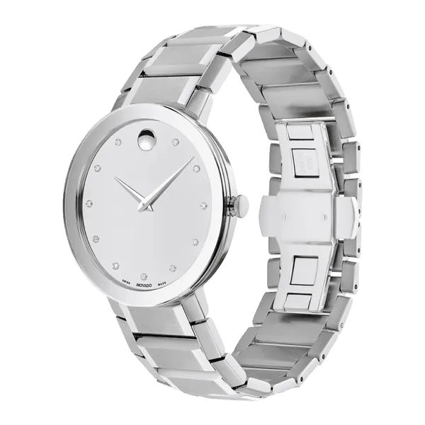 Movado Sapphire Quartz Men's Watch 0607587