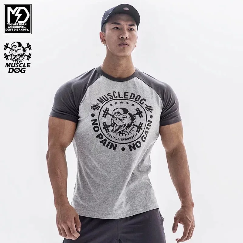 MuscleDog Short Sleeve Raglan T-Shirt