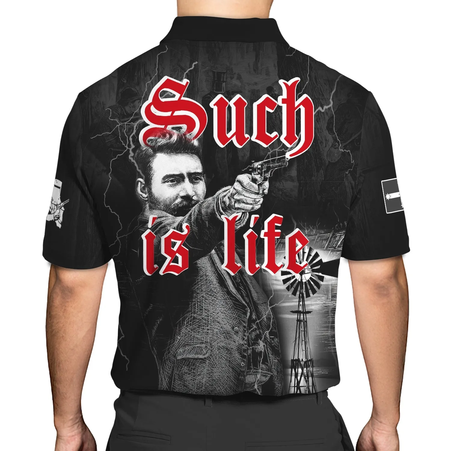 Ned Kelly 3D Polo Shirt 204 - Hdmt