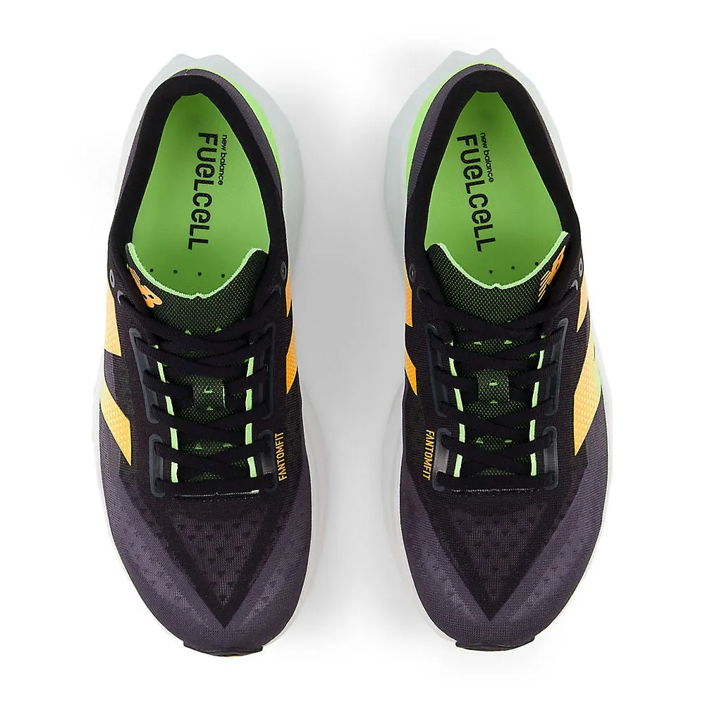 New Balance FuelCell Rebel v4 (Mens) - Black with Graphite and White Peach