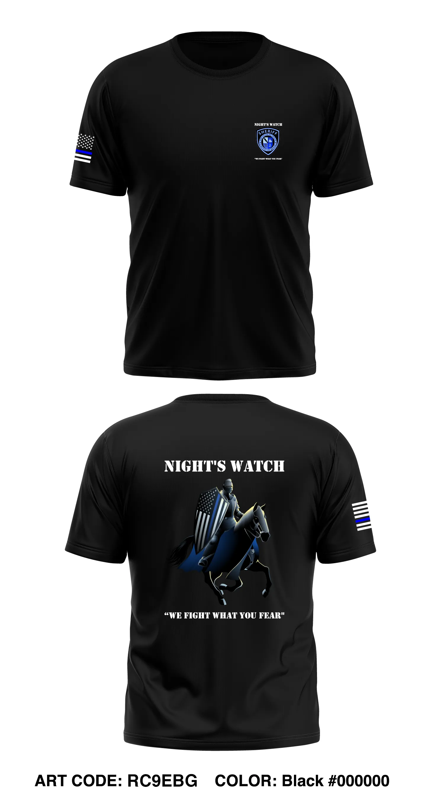 Night's Watch Store 1 Core Men's SS Performance Tee - rc9eBG