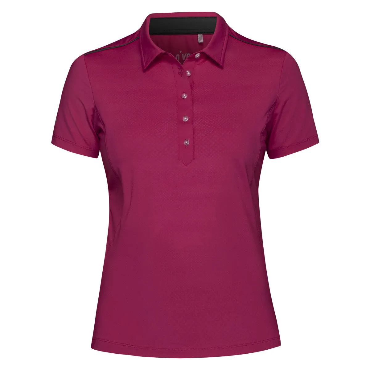 Nivo Diversity Polo UPF 30 Sun Shirt - Very Berry