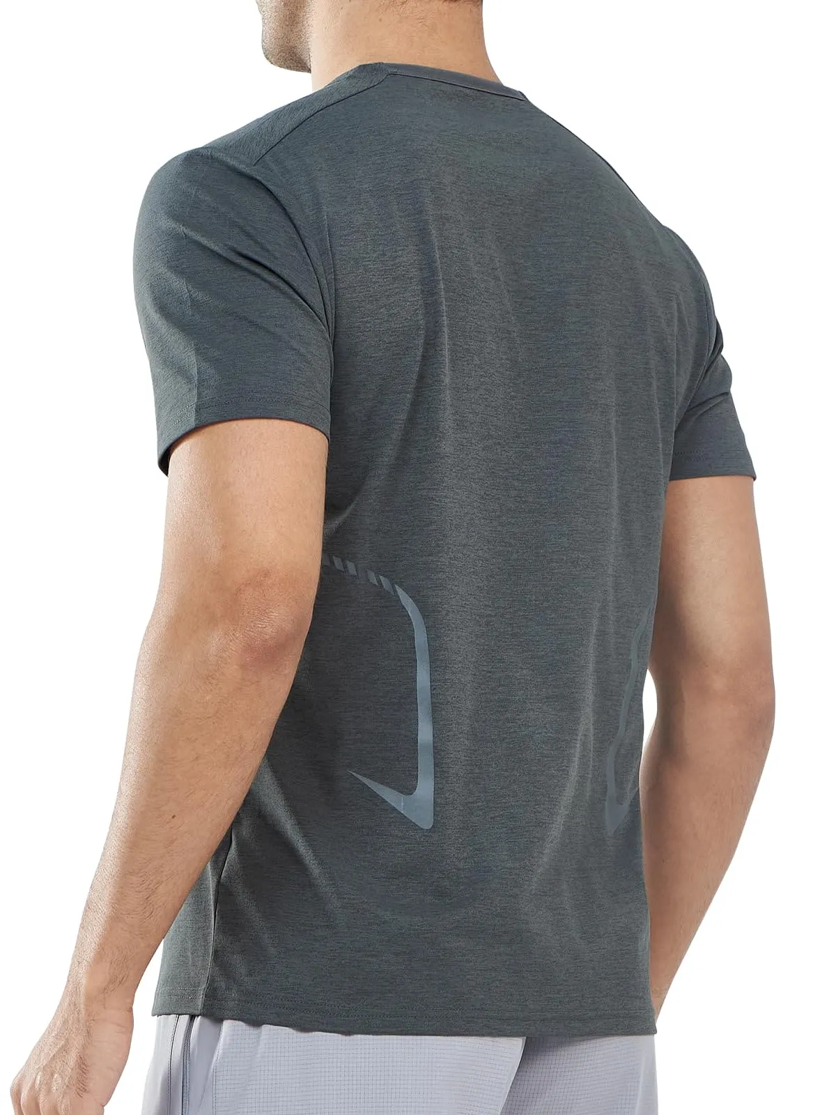 NORTHYARD Men's Workout Gym Shirts Quick Dry T-Shirts Running Athletic Short Sleeve Shirt for Men Darkgrey