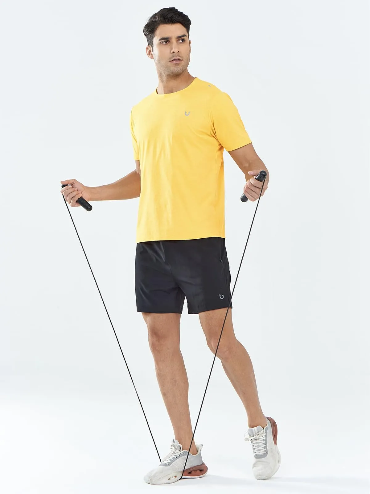 NORTHYARD Men's Workout Gym Shirts Quick Dry T-Shirts Running Athletic Short Sleeve Shirt for Men Orange