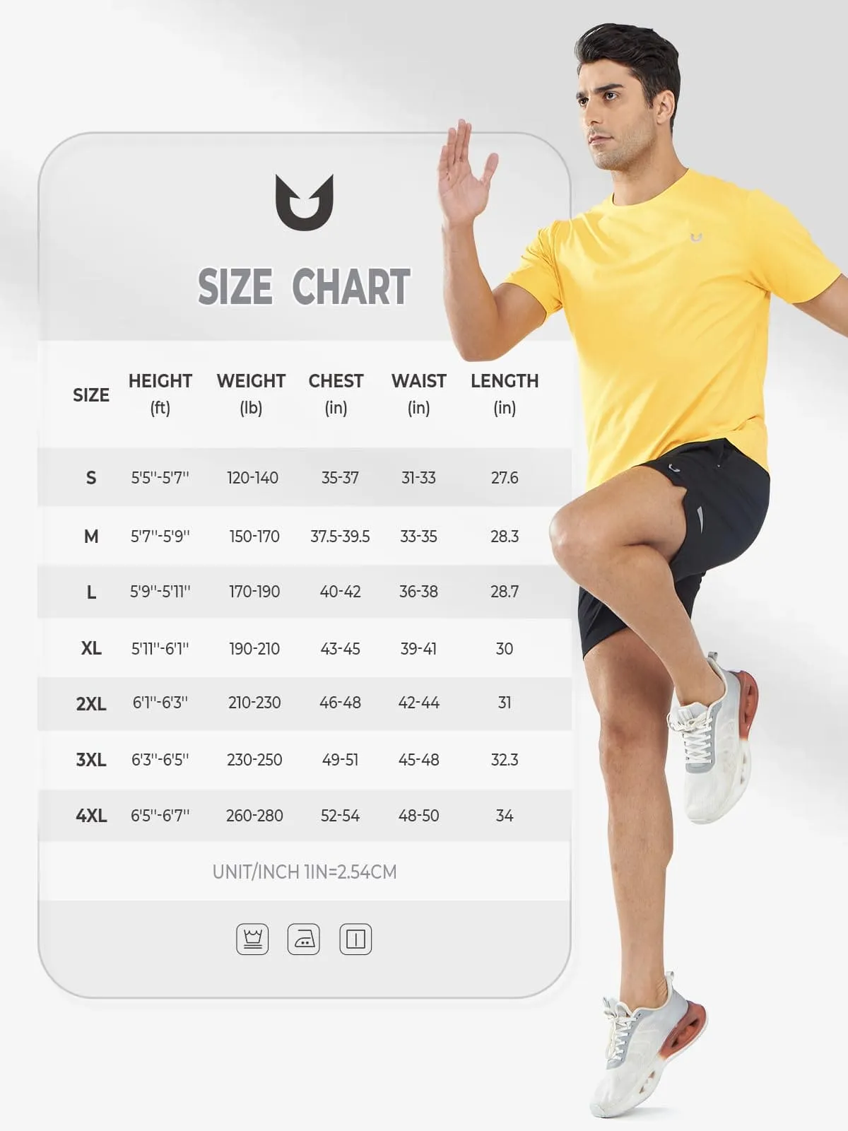 NORTHYARD Men's Workout Gym Shirts Quick Dry T-Shirts Running Athletic Short Sleeve Shirt for Men Orange