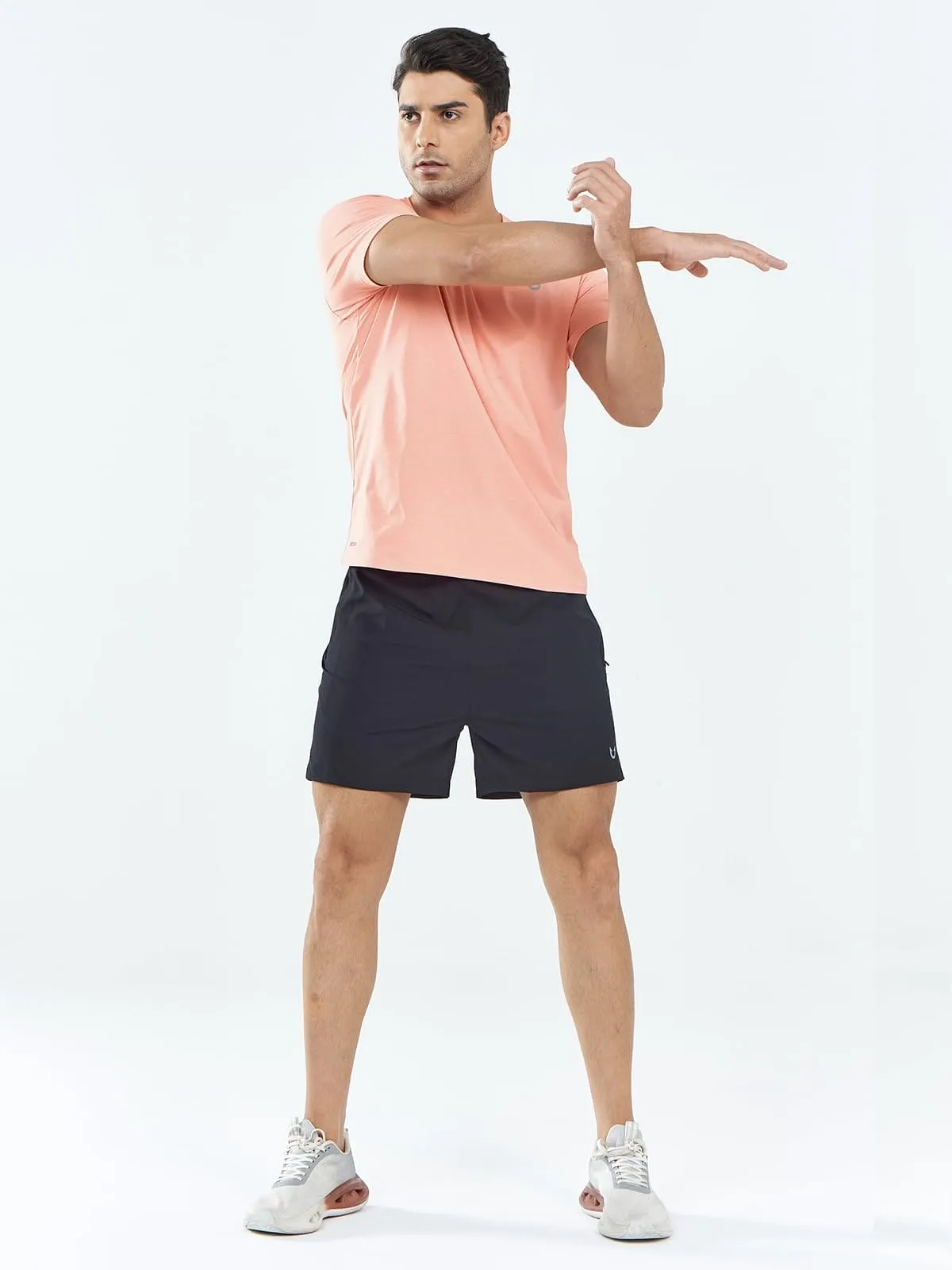 NORTHYARD Men's Workout Gym Shirts Quick Dry T-Shirts Running Athletic Short Sleeve Shirt for Men Pink