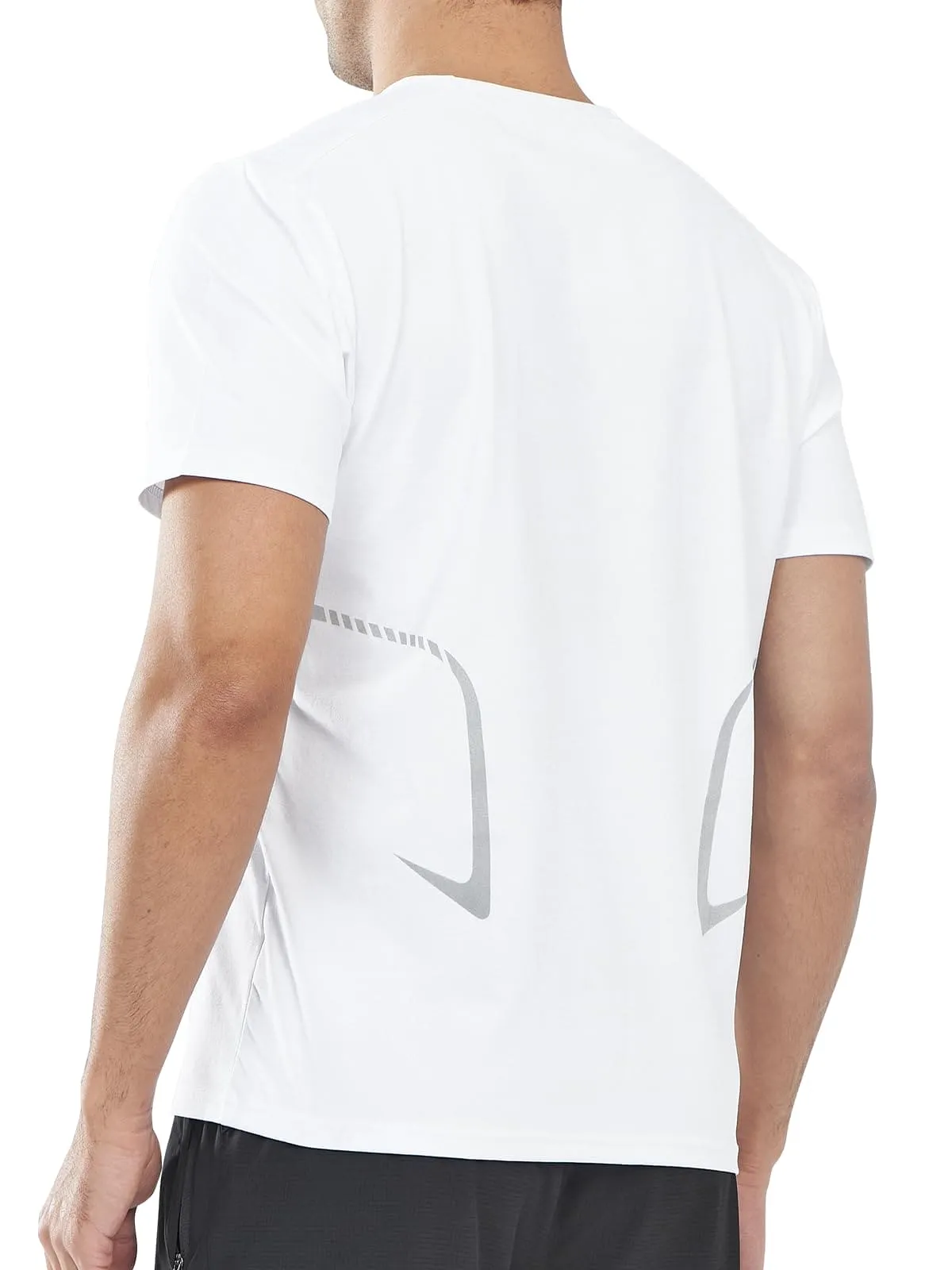NORTHYARD Men's Workout Gym Shirts Quick Dry T-Shirts Running Athletic Short Sleeve Shirt for Men White
