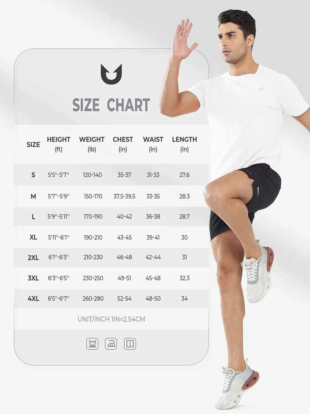 NORTHYARD Men's Workout Gym Shirts Quick Dry T-Shirts Running Athletic Short Sleeve Shirt for Men White