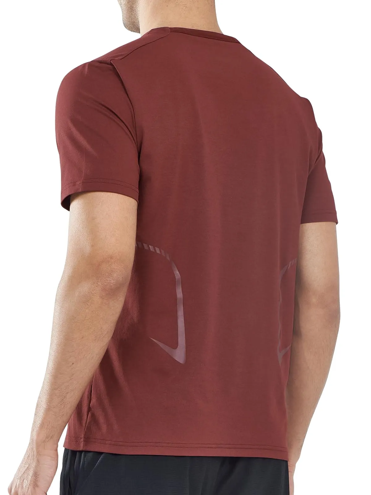 NORTHYARD Men's Workout Gym Shirts Quick Dry T-Shirts Running Athletic Short Sleeve Shirt for Men Wine