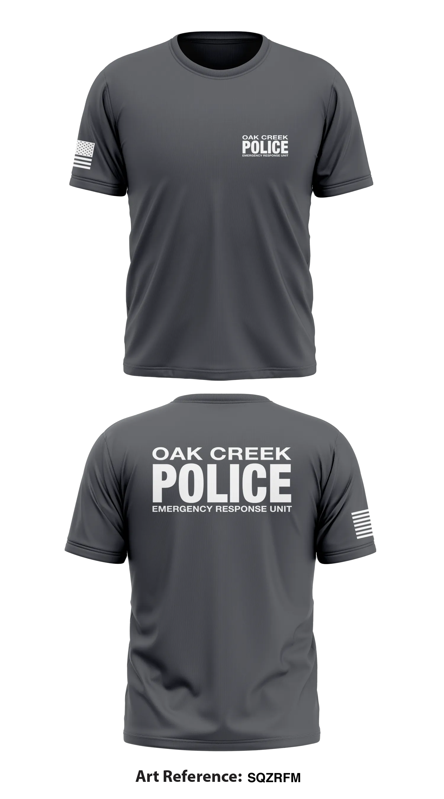 Oak Creek Emergency Response Unit  Store 1 Core Men's SS Performance Tee - SQZrfM