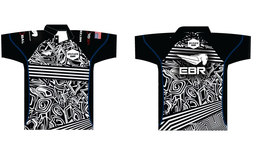 Official EBR Splitlath Polo Shirt | Zebra Print