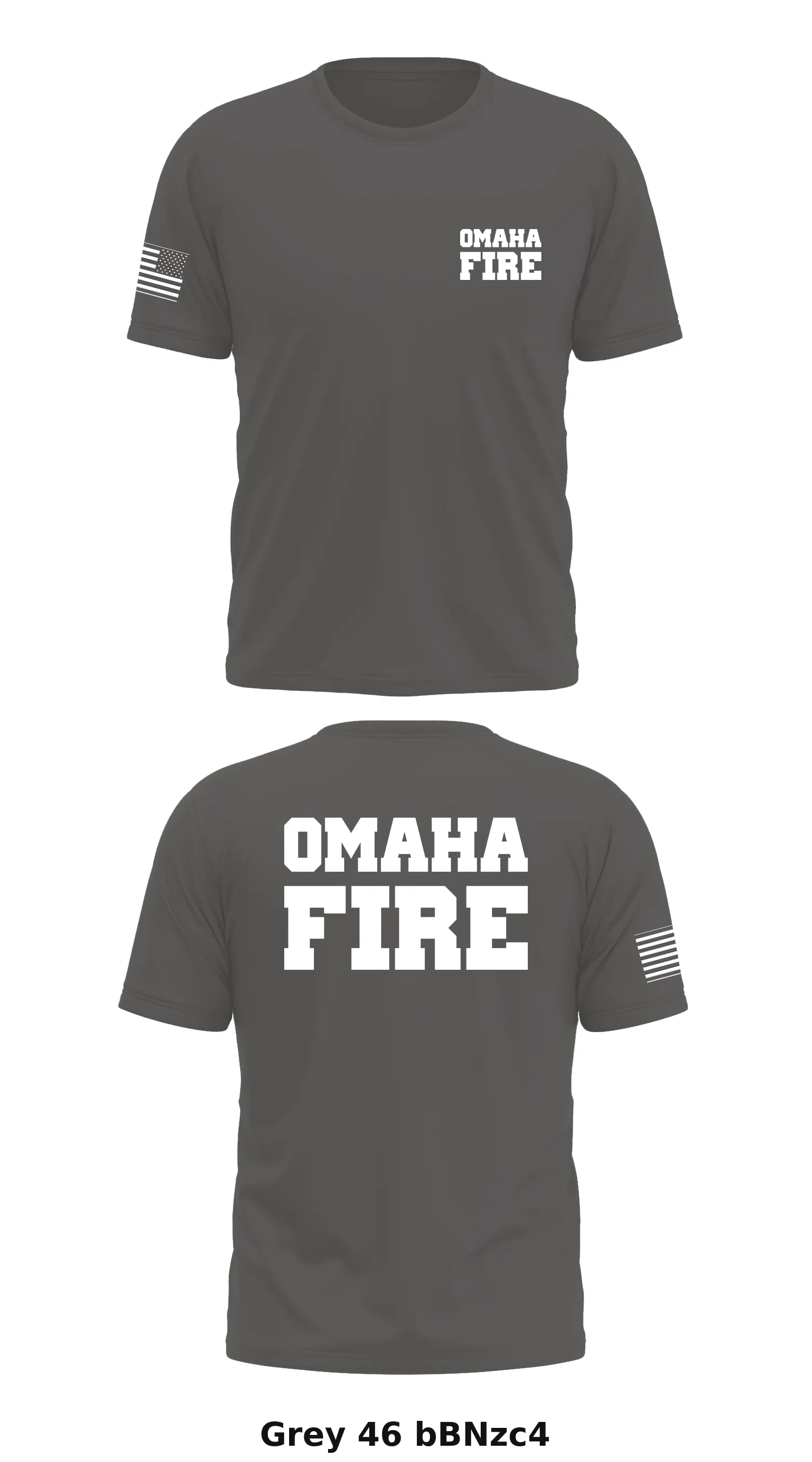 Omaha fire Store 1 Core Men's SS Performance Tee - bBNzc4