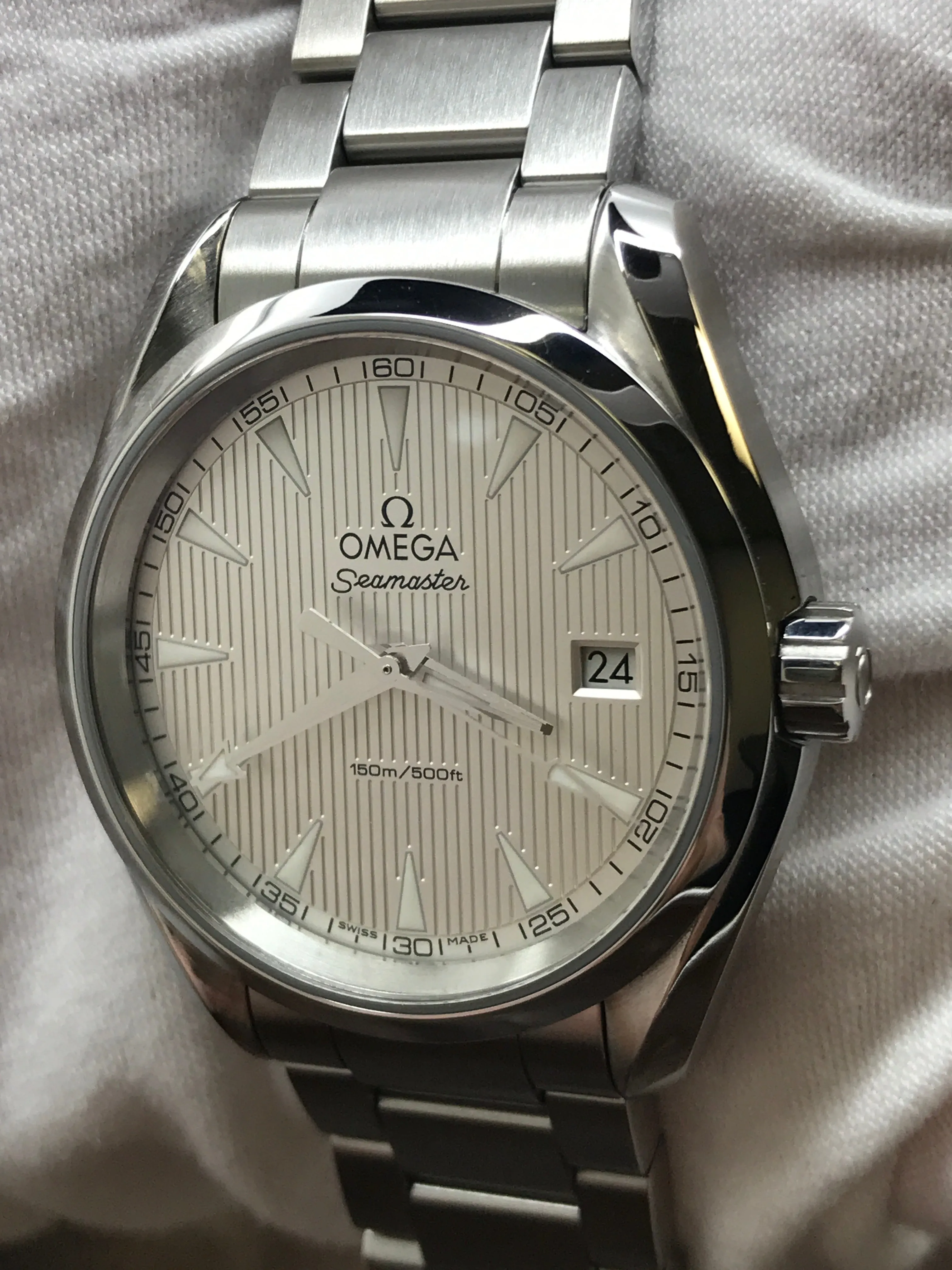 Omega Seamaster Aqua Terra 150M 231.10.39.60.02.001 Silver Dial Quartz Men's Watch