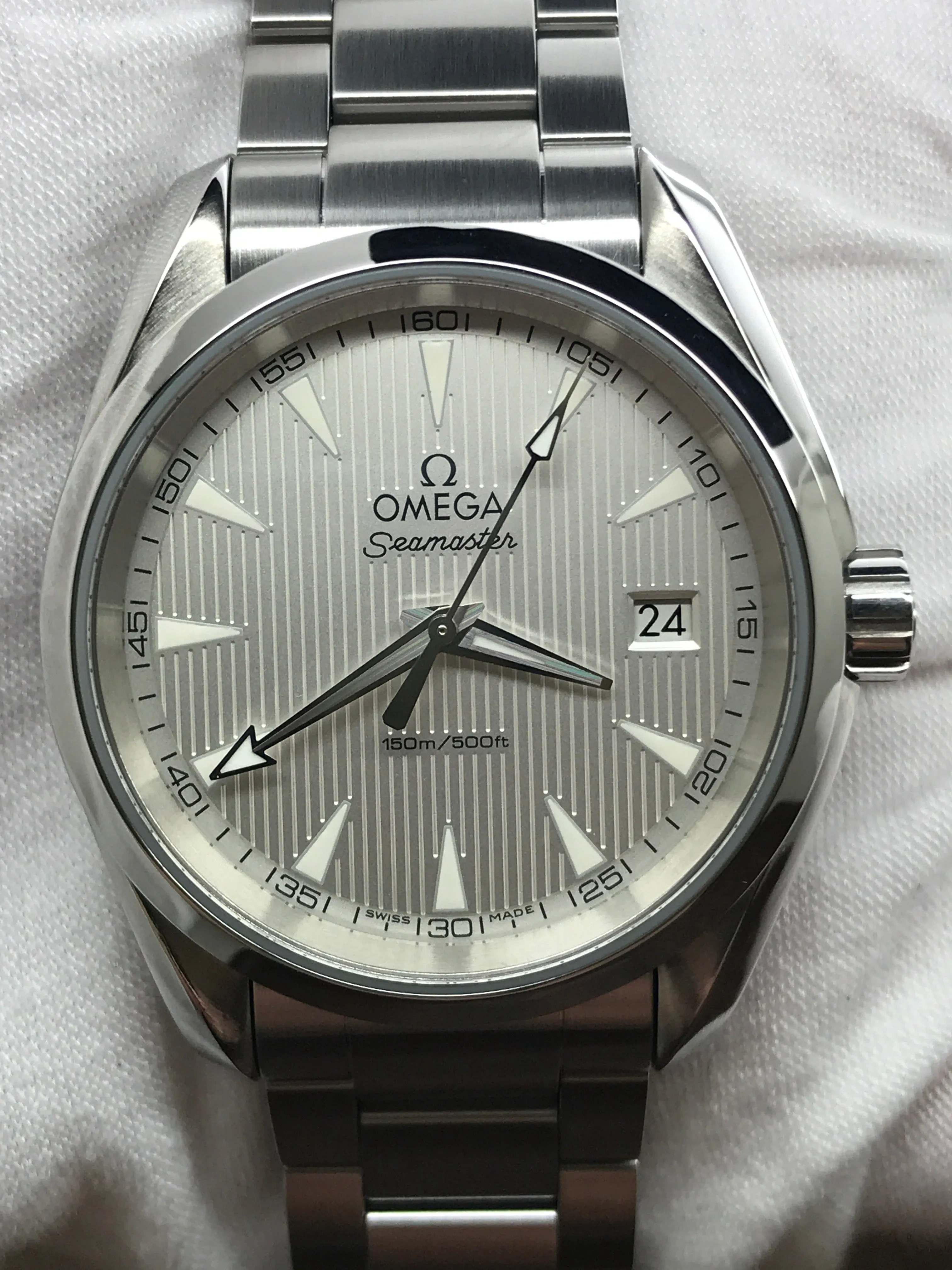 Omega Seamaster Aqua Terra 150M 231.10.39.60.02.001 Silver Dial Quartz Men's Watch