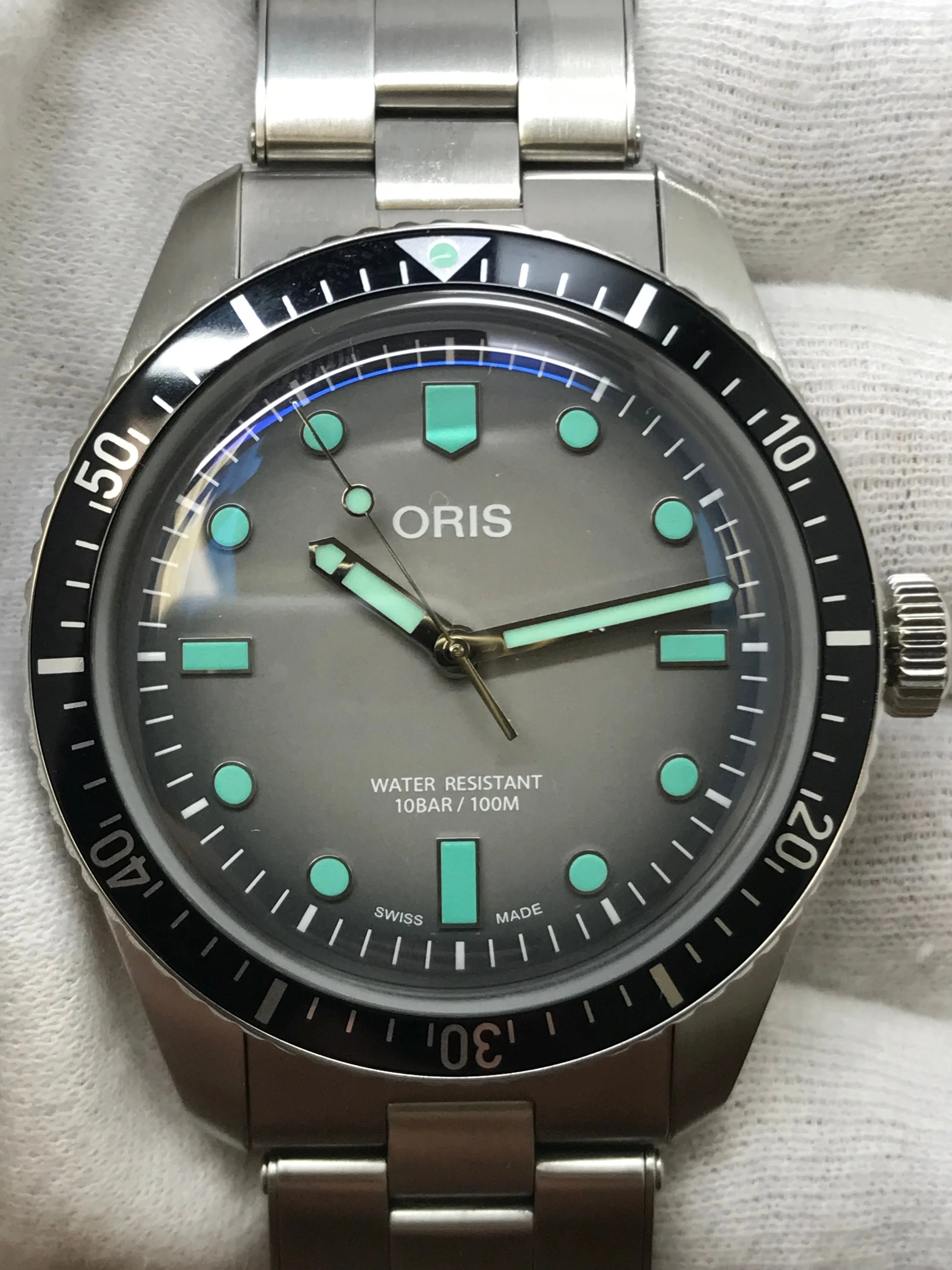Oris Divers Sixty-Five 01 733 7707 4053 Grey Dial Automatic Men's Watch