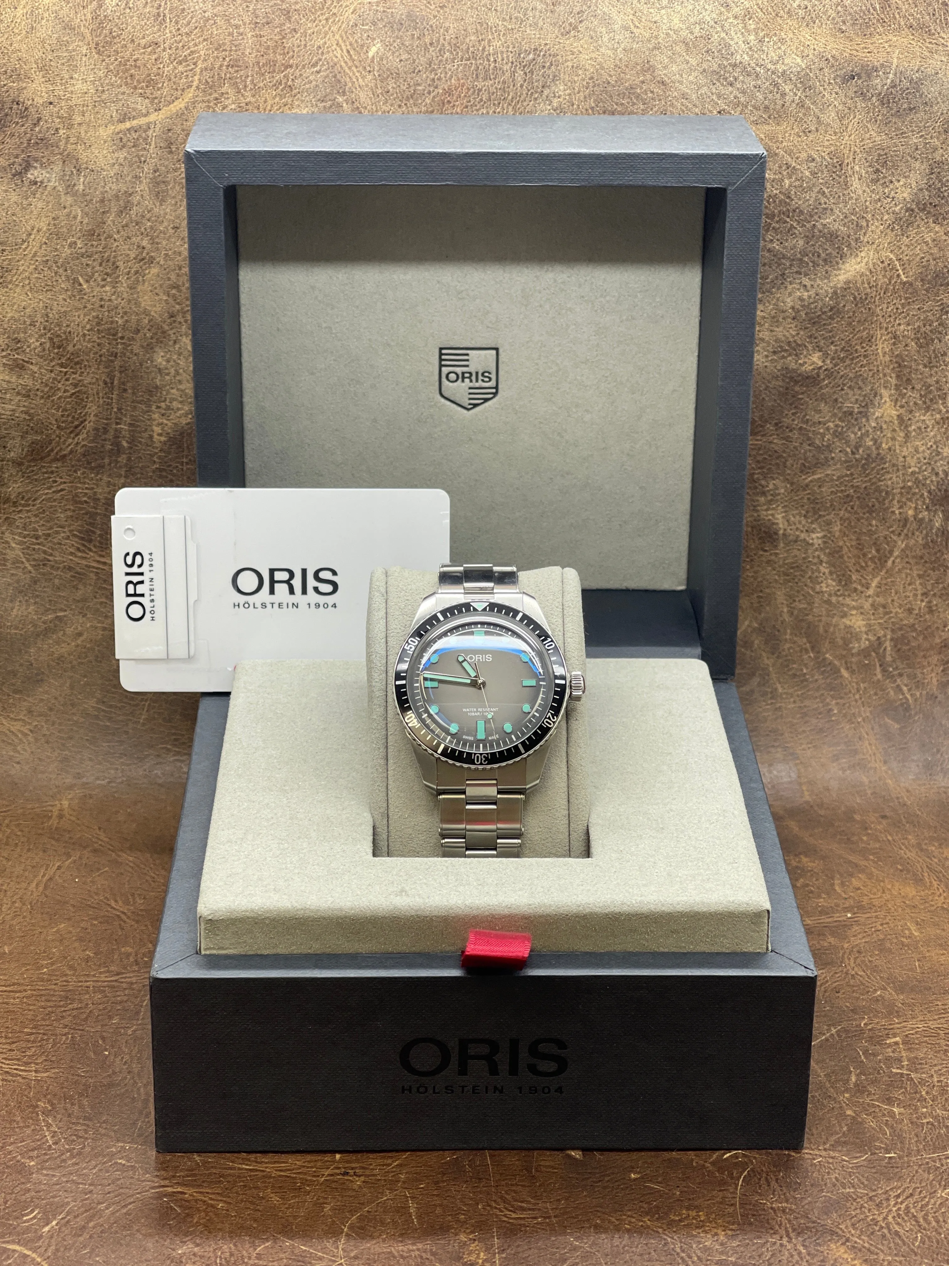 Oris Divers Sixty-Five 01 733 7707 4053 Grey Dial Automatic Men's Watch