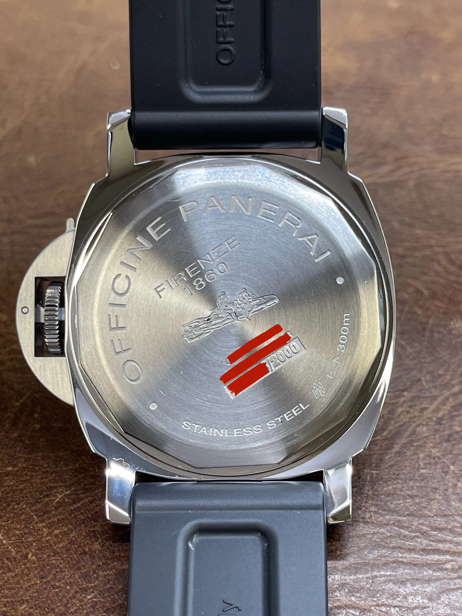 Panerai Luminor Marina 8 days PAM00590 Black Dial Manual Wind Men's Watch