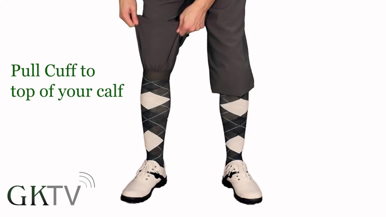 'Par 3' Men’S Plus Fours Golf Knickers | Charcoal