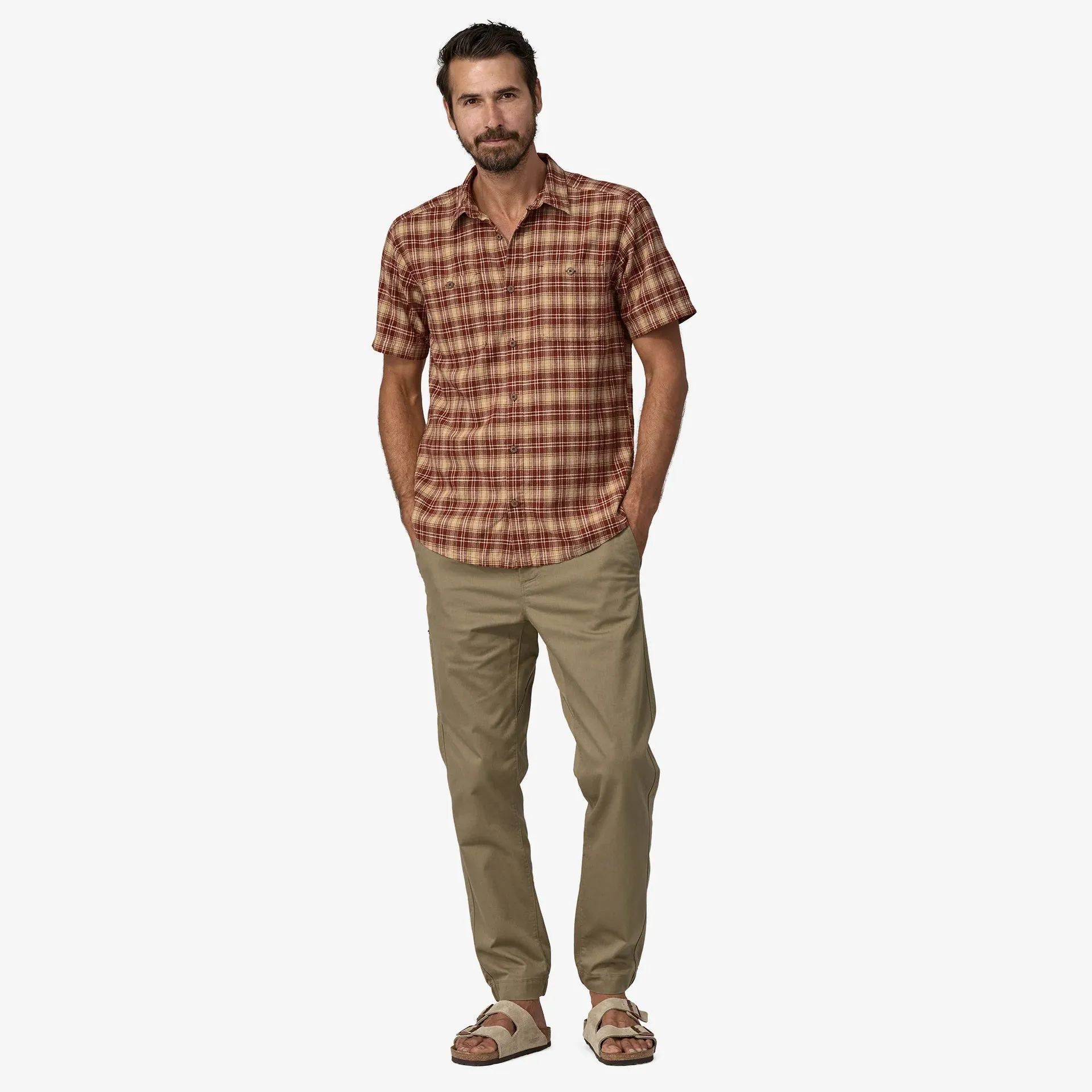 Patagonia Back Step Shirt - Beyond Horizons:Mangrove Red