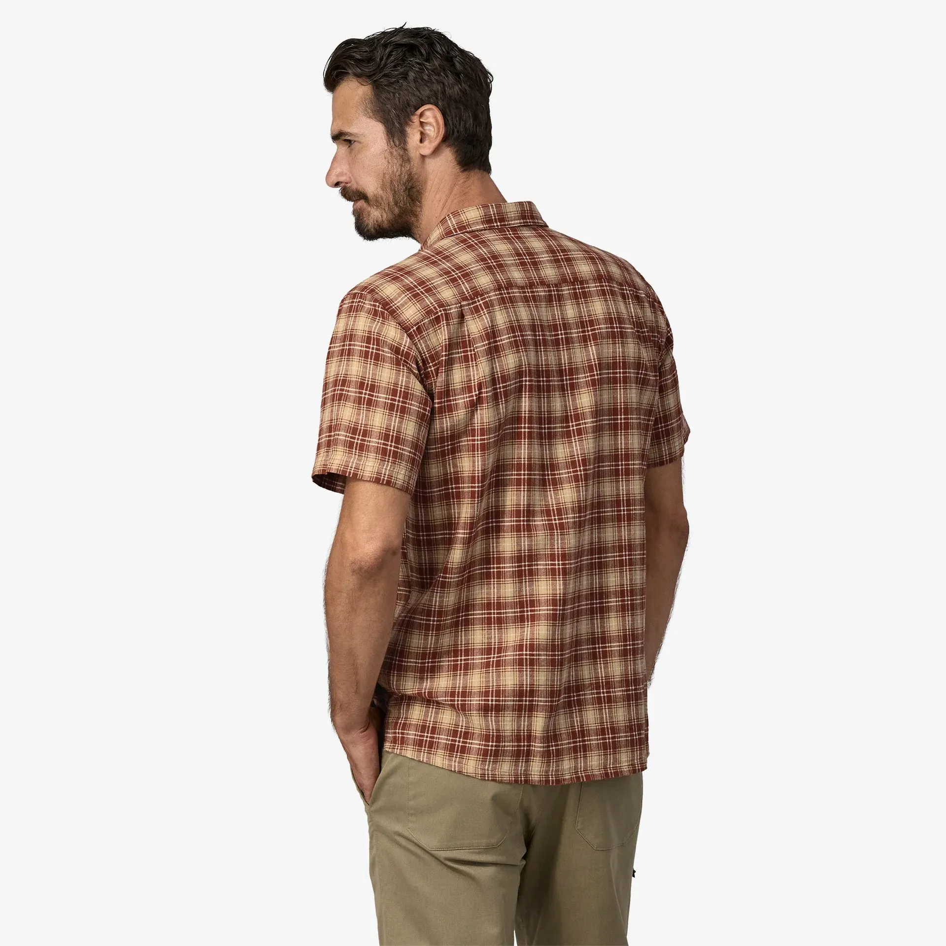Patagonia Back Step Shirt - Beyond Horizons:Mangrove Red