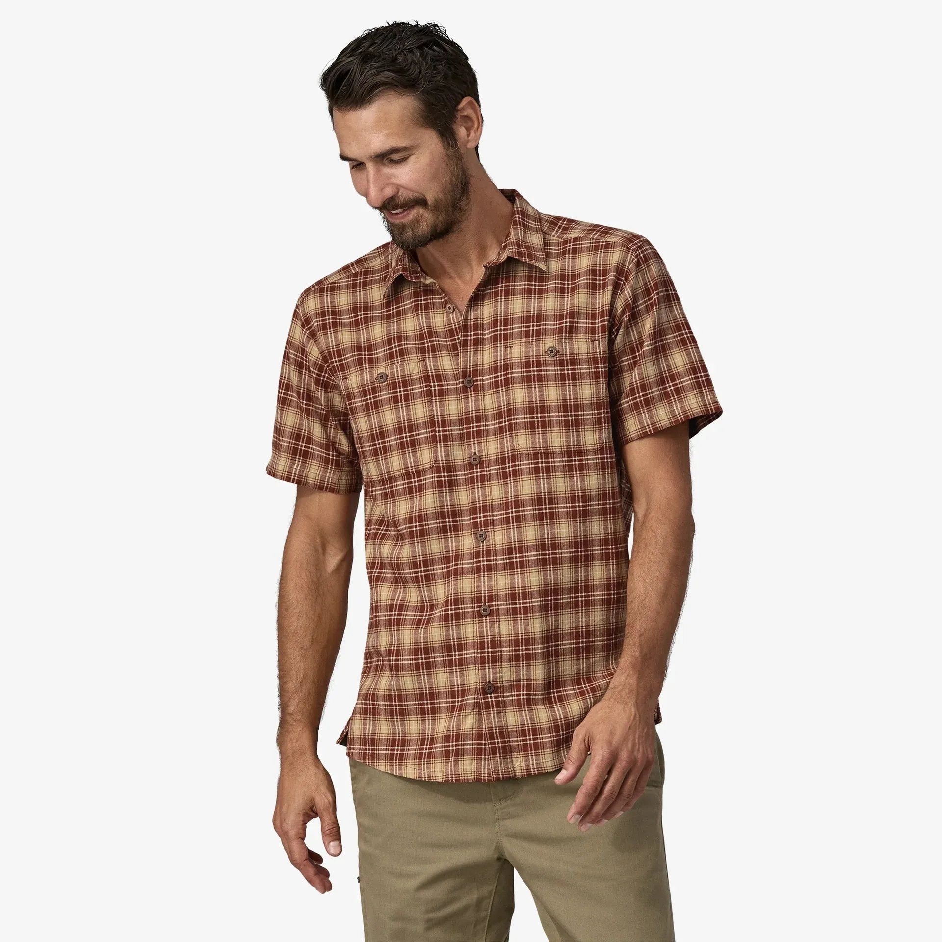 Patagonia Back Step Shirt - Beyond Horizons:Mangrove Red