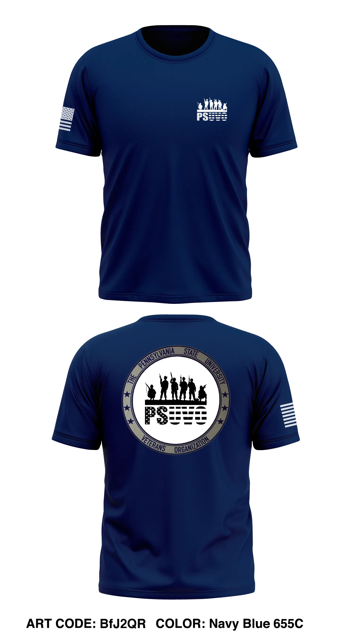 Penn State University Veterans Organization  Store 1 Core Men's SS Performance Tee - BfJ2QR
