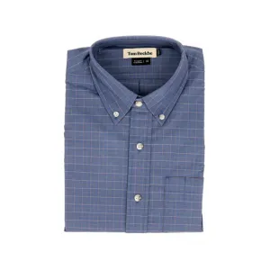 Perf Sport Shirt (Slate Blue Check)