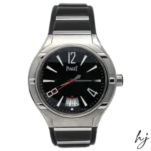 Piaget Men's Polo FortyFive Titanium 45mm Black Stick & Arabic Numeral Dial Watch Reference #: G0A34011
