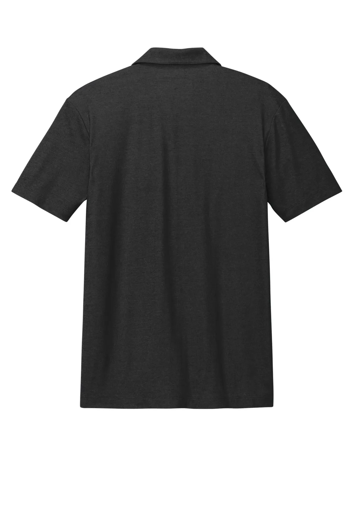 Port Authority Fine Pique Blend Polo K830 Black Heather