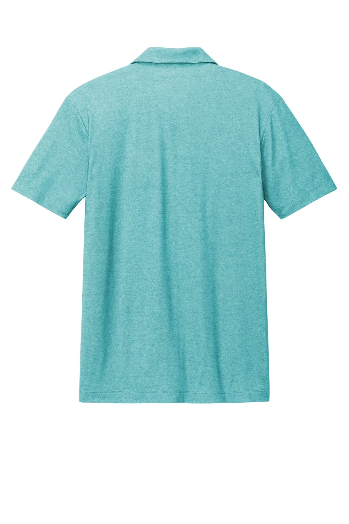 Port Authority Fine Pique Blend Polo K830 Dark Teal Heather