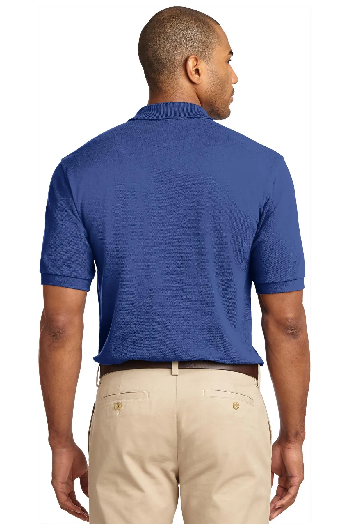 Port Authority Tall Heavyweight Cotton Pique Polo.  TLK420 Royal Tall