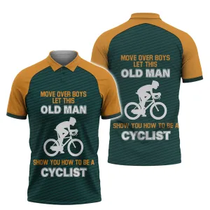 Premium Men's Cycling Polo Shirt Old Man- Hdmt