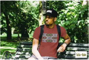Purple African Print Color Short-Sleeve Unisex T-Shirt