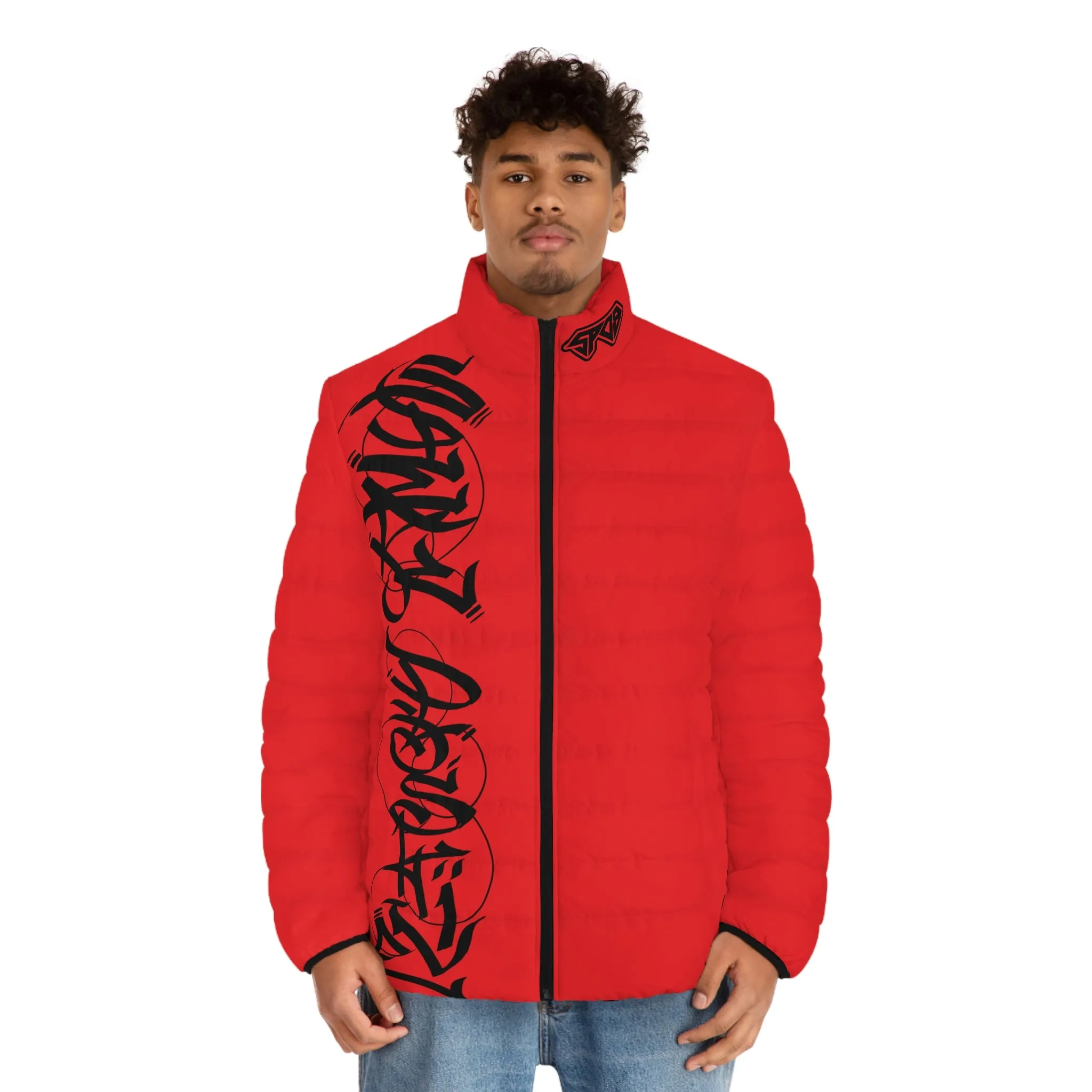 Red Graffiti SPDB Men's Puffer
