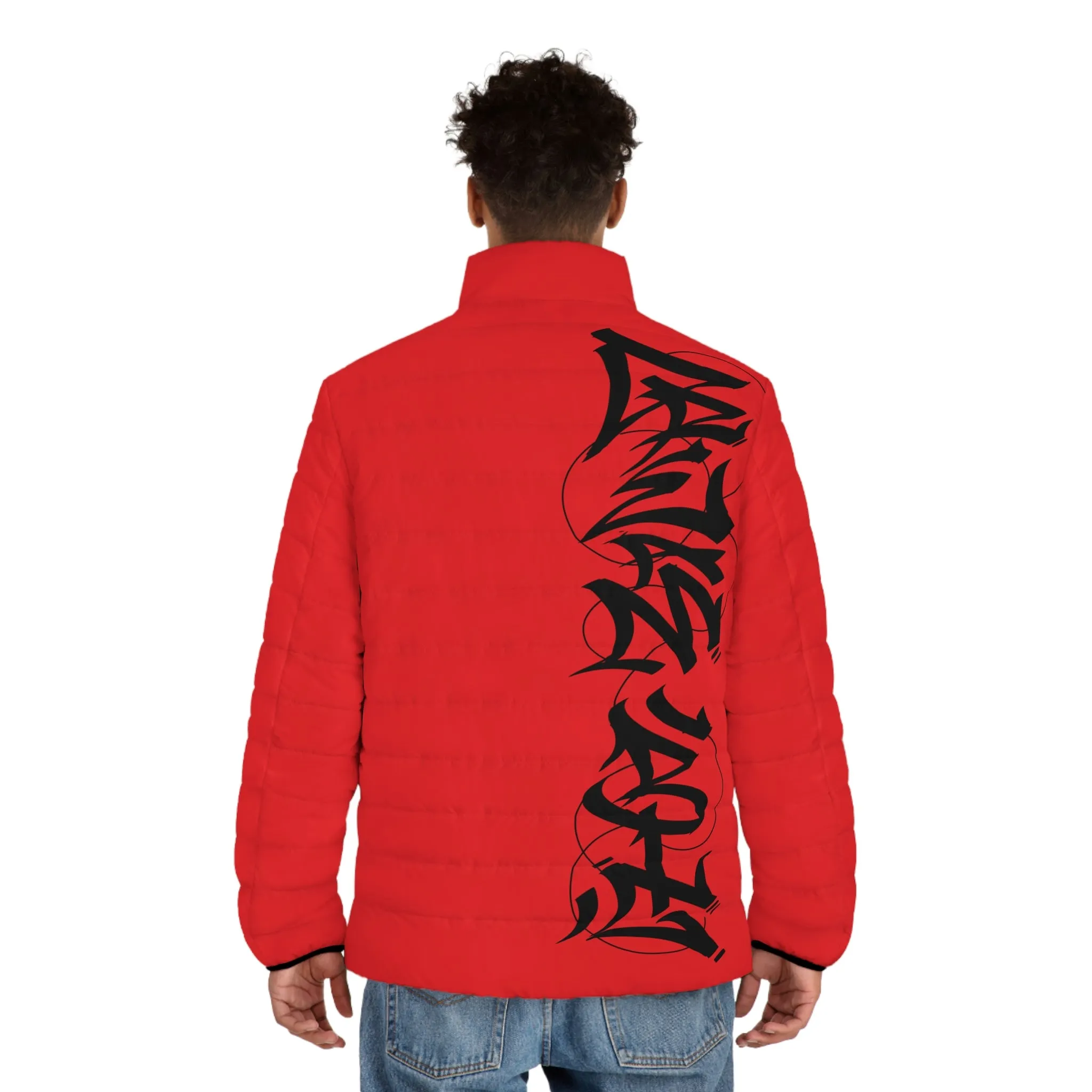 Red Graffiti SPDB Men's Puffer