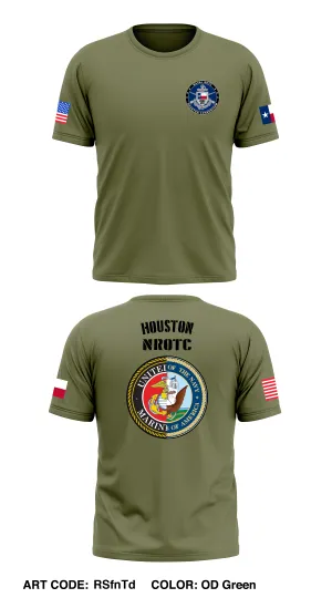 Rice NROTC Store 1 Core Men's SS Performance Tee - RSfnTd