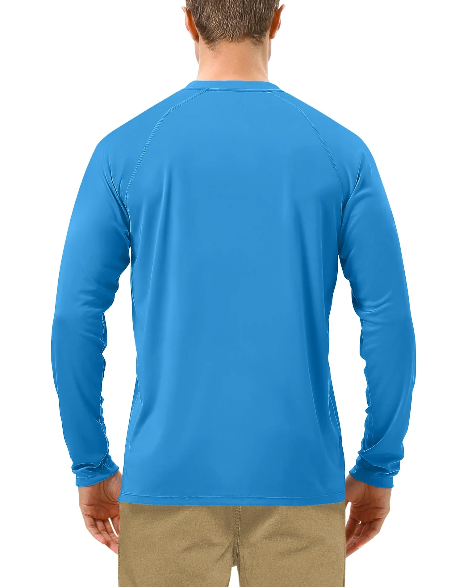 Roadbox UPF 50  Fishing Shirts for Men Long Sleeve UV Sun Protection Tee Tops