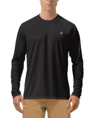 Roadbox UPF 50  Fishing Shirts for Men Long Sleeve UV Sun Protection Tee Tops
